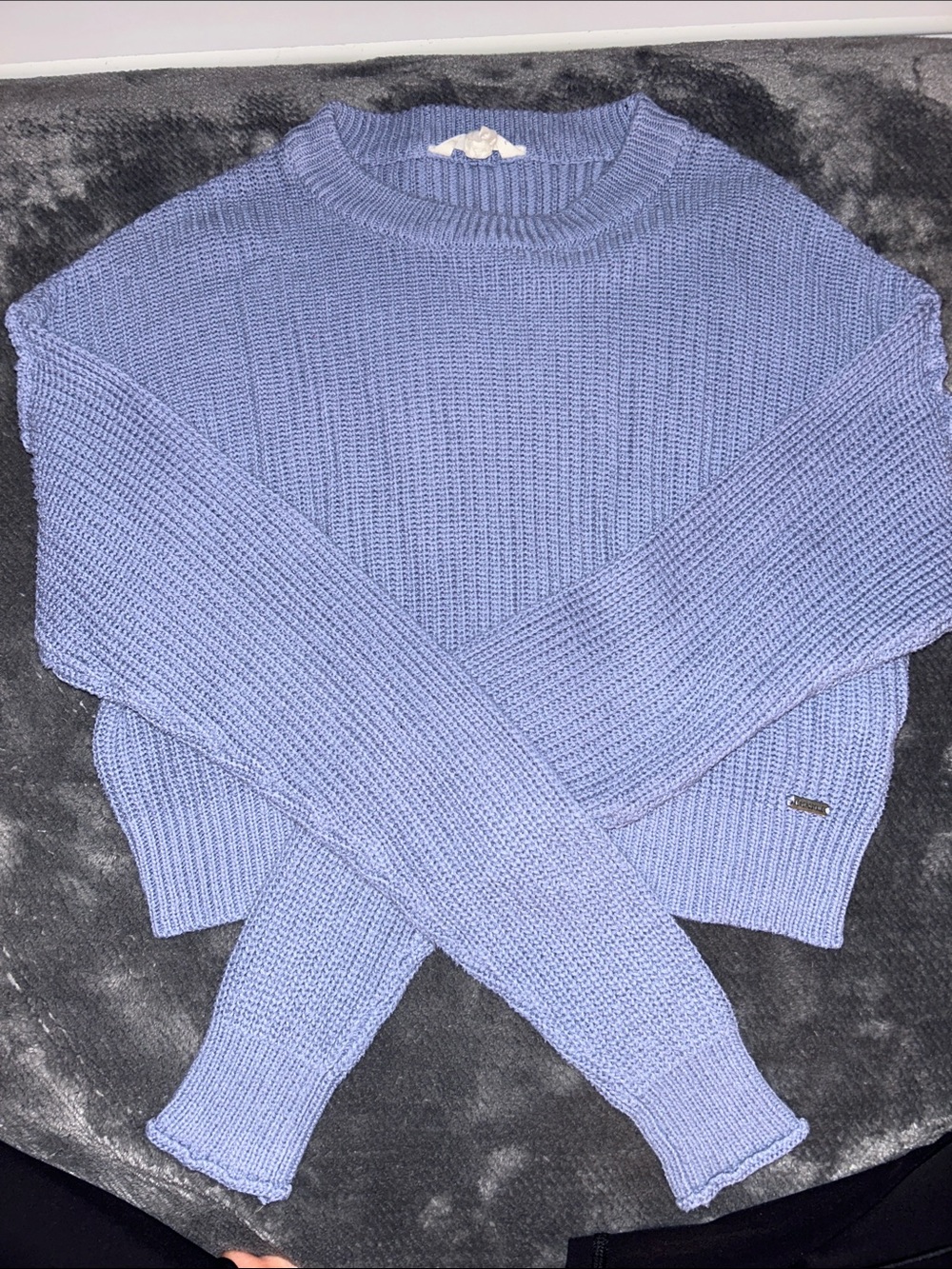 Aeropostale Periwinkle Crewneck Knit Sweater